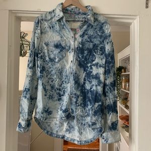 Blank NYC Bleached Chambray Shirt